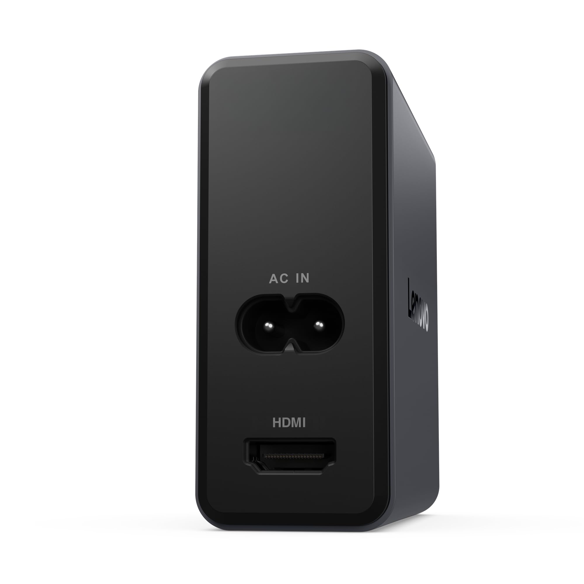 Lenovo GaN-Ladestation | Tragbare Dock mit integriertem GaN-Netzteil 65W | USB-A und USB-C