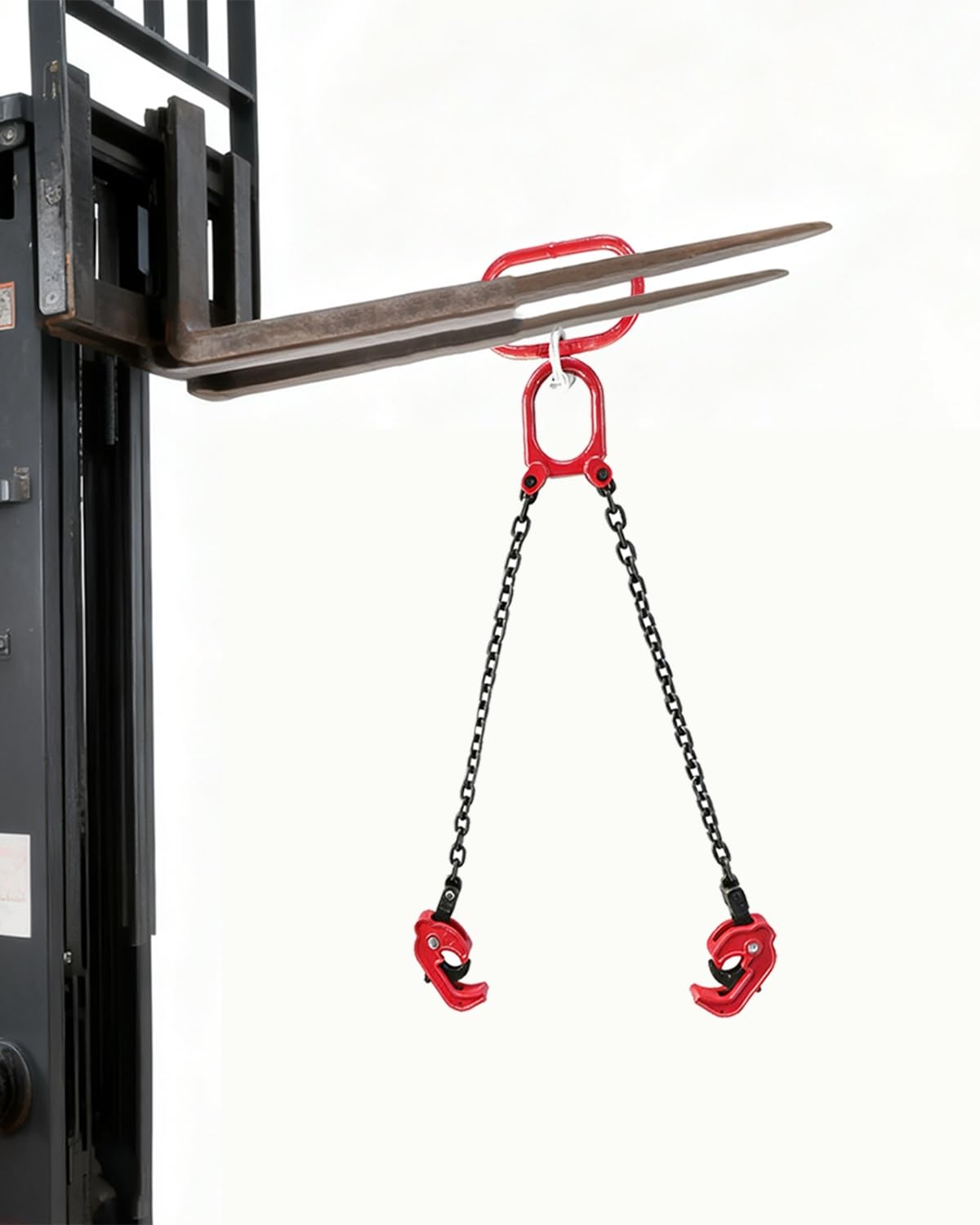 Fassheber Gabelstapler-Hebeketten-Trommelklemme, Tragfähigkeit 1100 Lbs (ca. 500 Kg), Industrielle Fassspannvorrichtung für Horizontale und Vertikale Montage, Integrierte