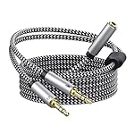 Long-Headset-Splitter-Cable-5-ft-Morelecs-35mm-Female-to-2-Dual-35mm-Male-Headphone-Mic-Headset-Adapter-for-Gaming-Headset-to-PC-Headphone-Splitter-with-Separate-Microphone-and-Headphone-Jack