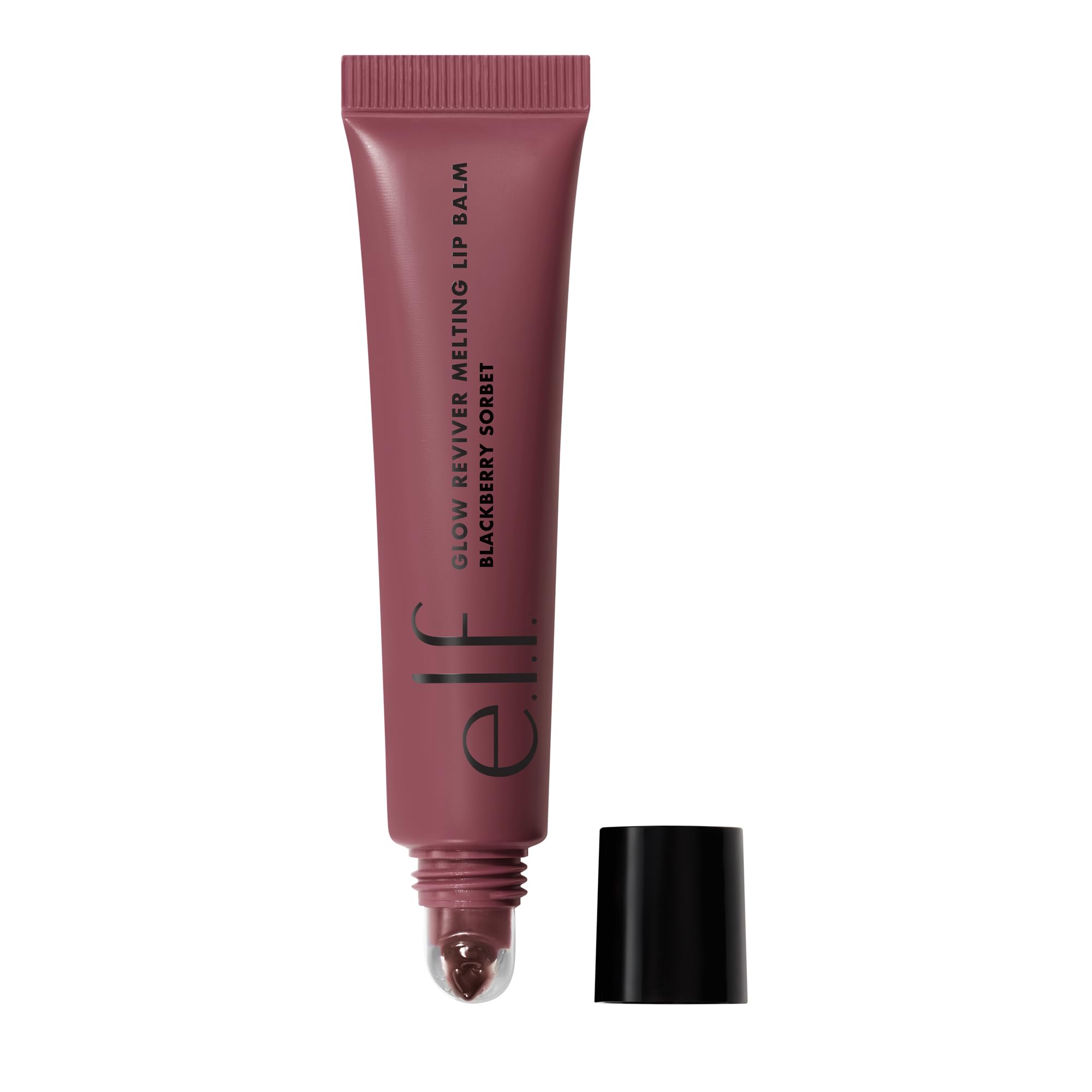 e.l.f.Glow Reviver Melting Lip Balm, Hydrating Tinted Lip Balm For A Glossy Finish & Soft, Supple Lips, Vegan & Cruelty-Free, Blackberry Sorbet