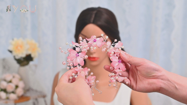 Couronne Bandeau Cheveux Strass Bandeau De Ariage Avec Rouge Strass