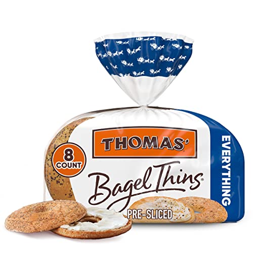 Thomas' Everything Bagel Thins, Only 110 Calories, 8 Count, 13 Oz #TOP4