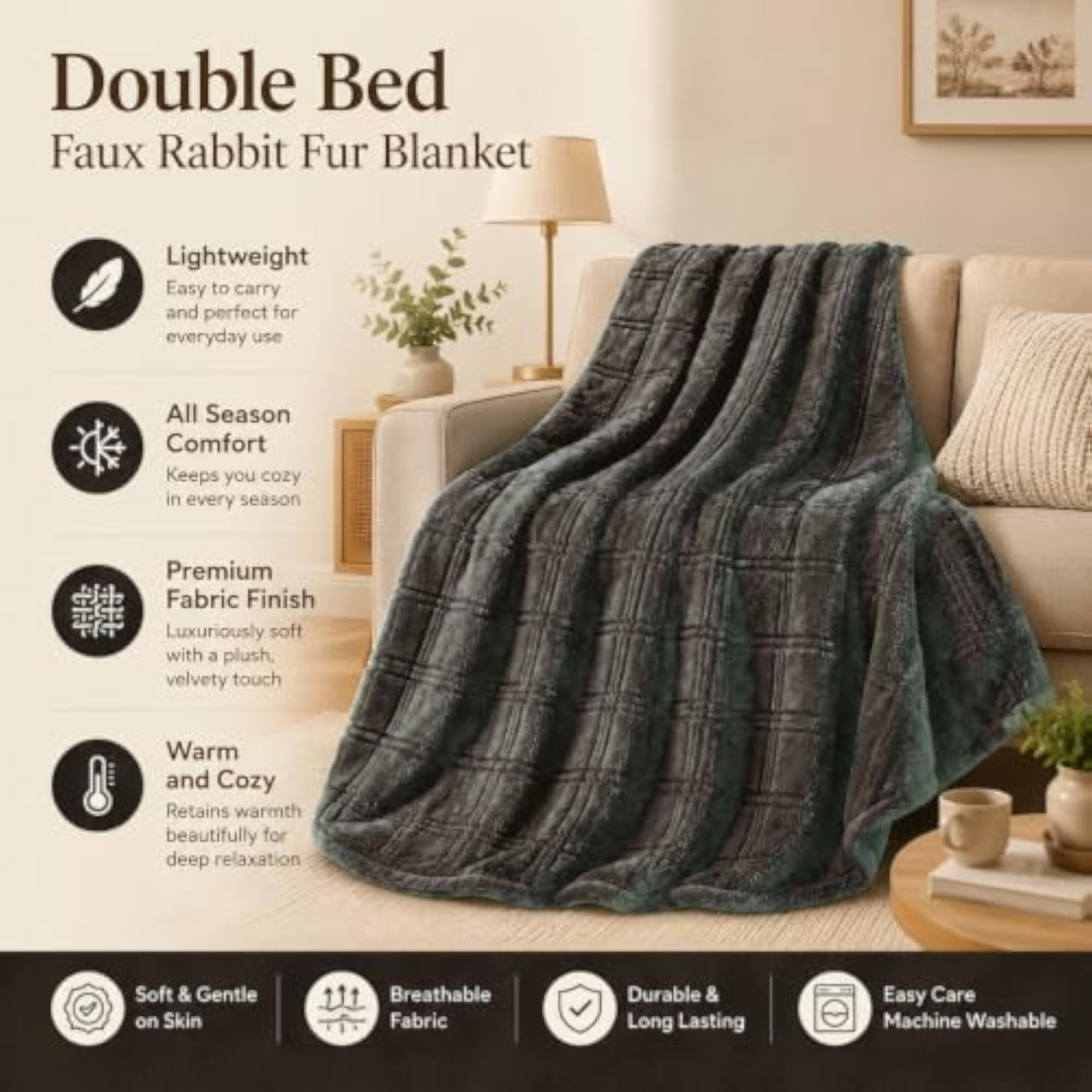 Candere Cloud Soft Flannel Blanket