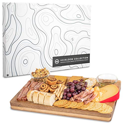 Wooden Cheese Board. A Beautiful Serving Tray for Appetizers. Cheese and Cracker Board