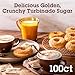 Sugar in the raw turbinado cane sugar packets, 100 Ct, pure, all-natural turbinado sugar, non-GMO project verified, kosher, vegan and gluten free