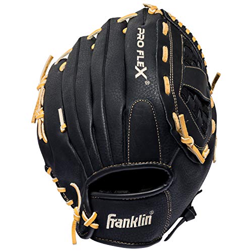 Franklin Sports Pro Flex Hybrid Series Baseball Fielding Glove, Right Hand Throw, 12.5-Inch