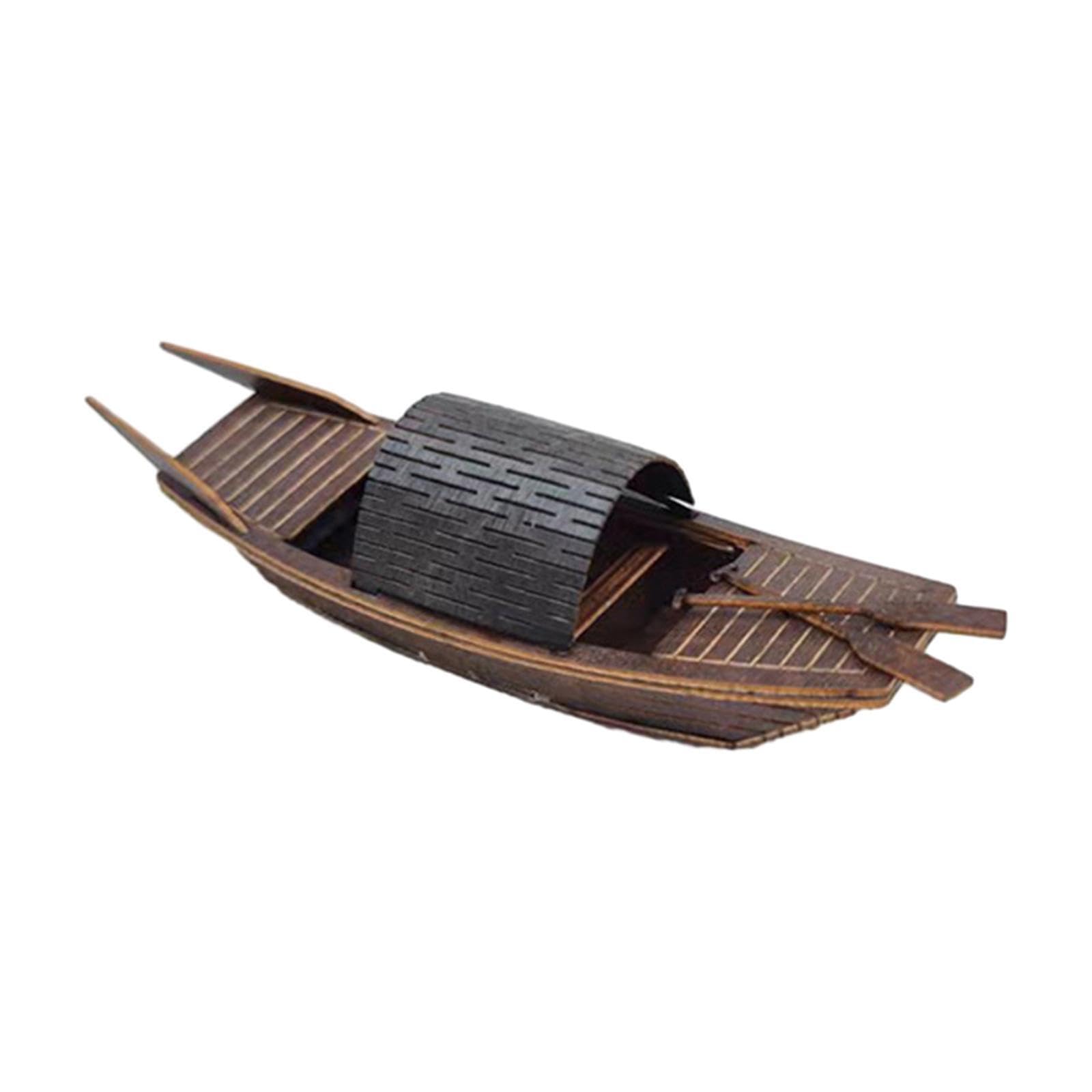 CYDZSRA Stunning Wooden Boat Ornaments Ship Models Wupeng Boat Crafts Beautifully Handcrafted Folk Art Home Decoration Wooden Ornaments Characteristic Folk Arts Crafts
