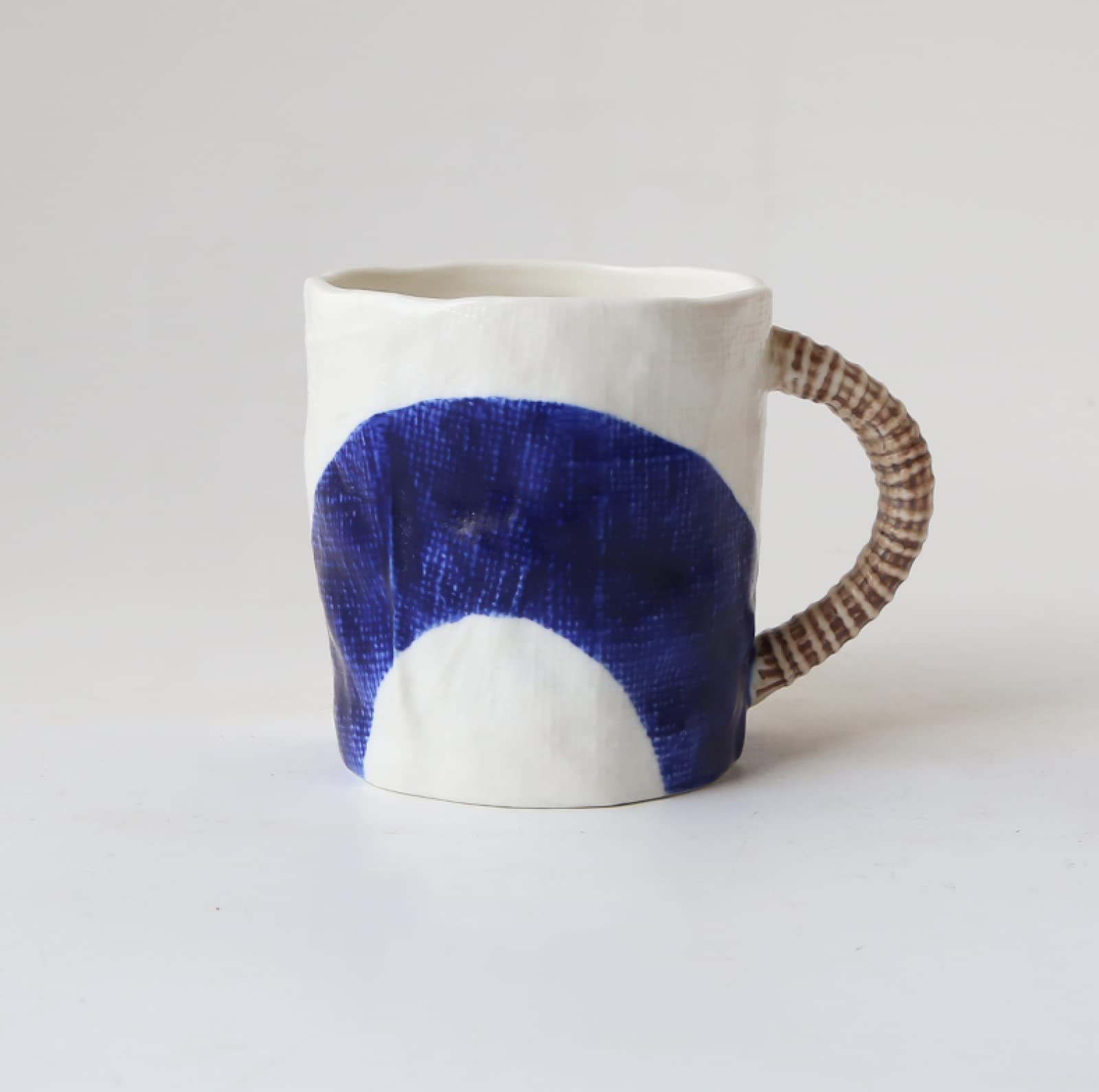 Tazza da caffè in ceramica Tazza da tè blu Tazza da caffè in ceramica artigianale Tazza regalo per ufficio e casa