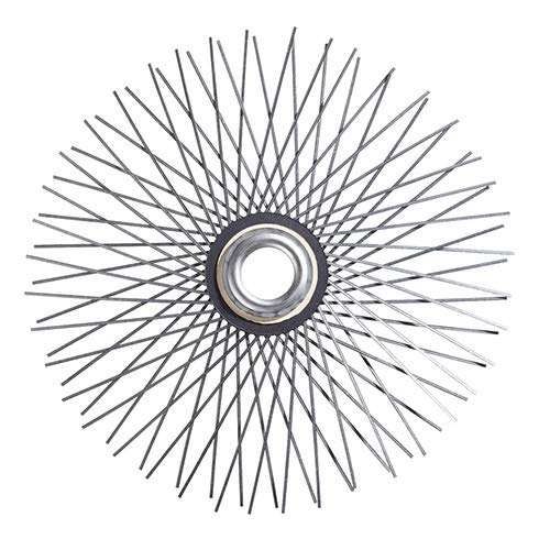 14120 Steel Flat Wire Star Brush, 7.9 in.