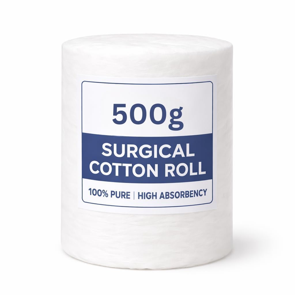 Gloway Medical Grade Surgical Cotton Roll (500 gm) - Sterilized & Soft Cotton for Baby Care, Makeup Removal, Skincare, Wound Cleaning & Medical Use-image-18