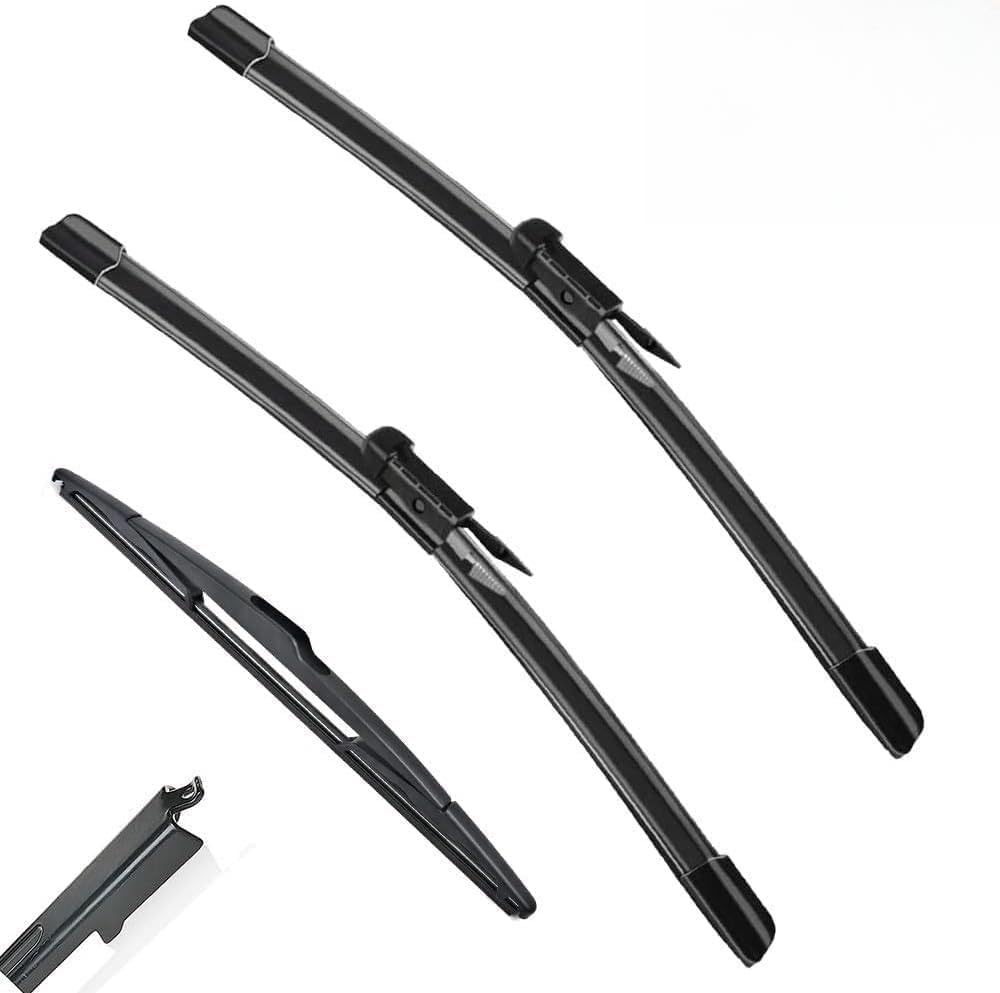 MadongJ Windshield Windscreen Wiper Blades for Peugeot 307 2005-2007, Replacement Blades All-Weather Performance Streak-Free Windshield Wipers