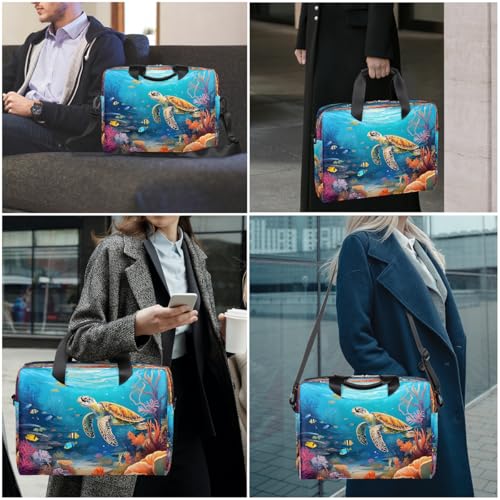 Bolsa para Laptop Ocean Animal Turtle Fish 13-16 pulg miniatura 2