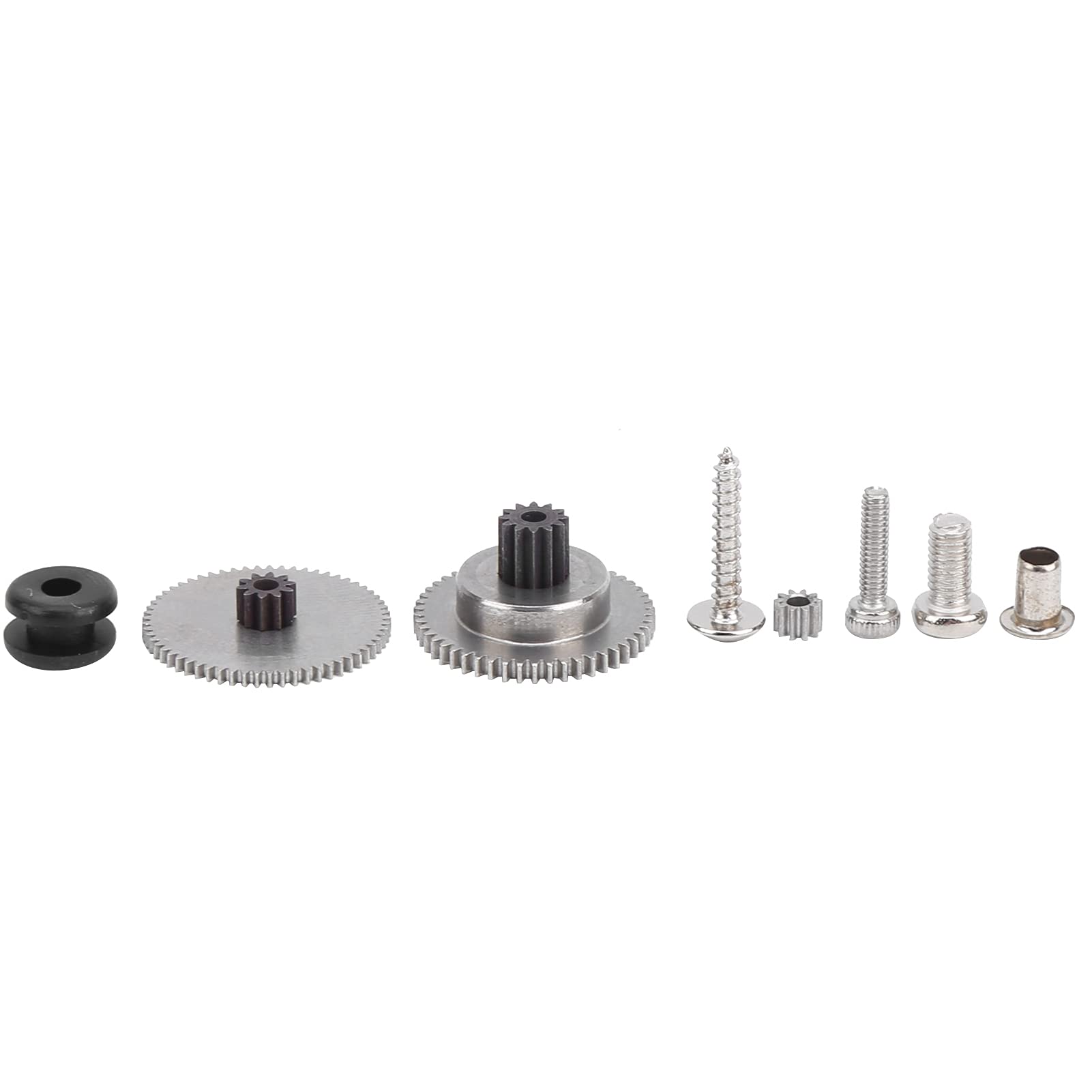50 KG Engranajes de Acero Inoxidable a Prueba de Agua Servo Digital de Alto Torque con Motor sin escobillas para 1/10 1/8 RC Barco Coche Carcasa de aleación de Aluminio Neg