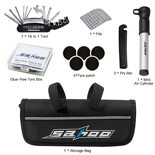 Ferramentas de conserto de bicicletas, Romacci Kit de ferramentas de reparo de mountain bike portáti