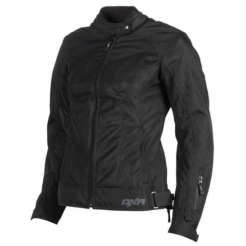 MOTOBLOUZ STREAM AIR EVO LADY Veste Moto 4 saison Blouson Moto Équipement de Protection avec 4 Protections CE Vêtements Femme Noir 38