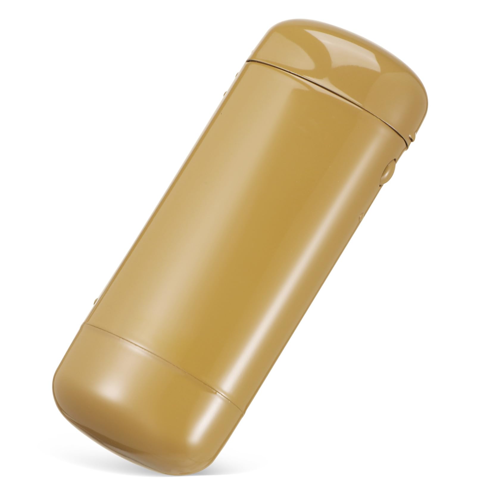 KOMBIUDA Estuche Rígido Metálico para Gafas y Gafas de Sol Diseño Delgado y Elegante Protección contra Arañazos y Cierre Seguro con Botón Lateral Compacto y para Viaje y Diario