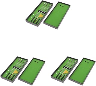 Timcryxient Juego de bolígrafos de golf, mini juego de golf, color rojo