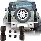 YIWANG ABS Black Car Exterior Taillight Protection Cover Accessories for Land Rover...