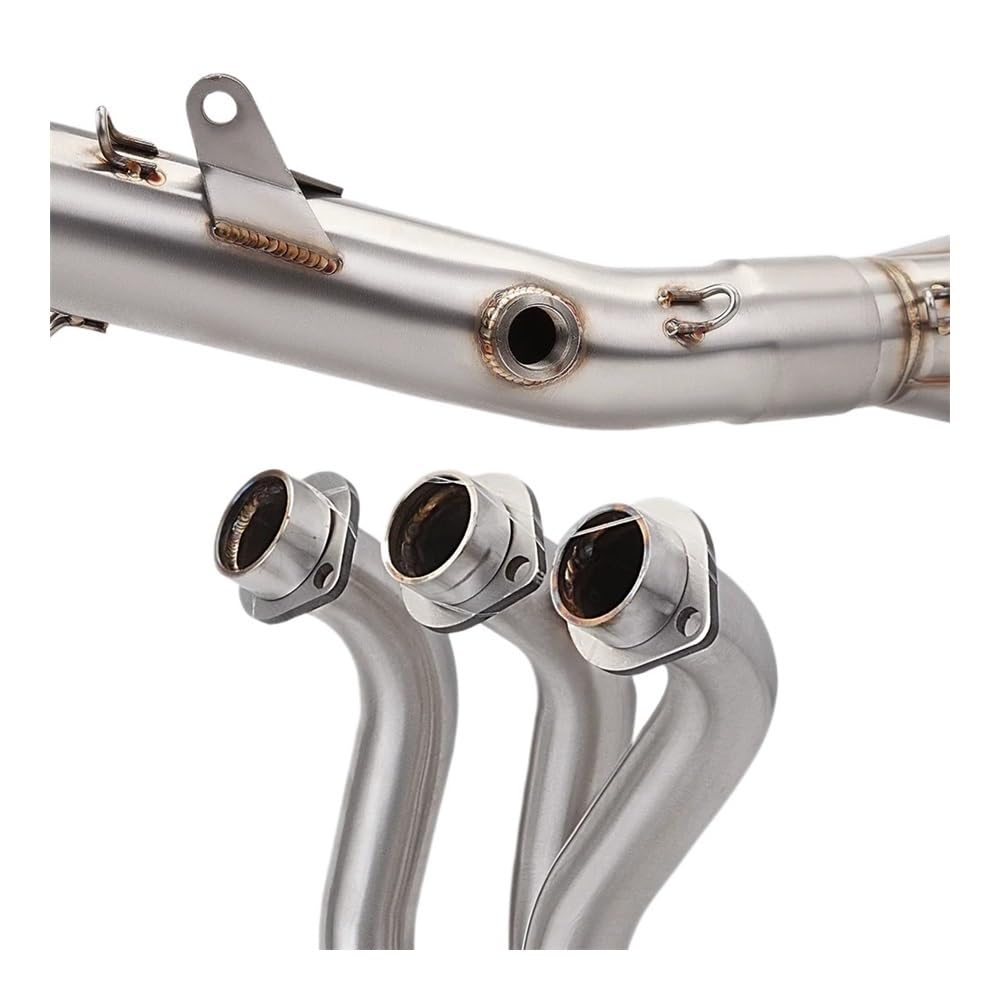 Motorradauspuffschalldämpferrohre Motorrad-Auspuffanlage, Komplett, Schalldämpfer, Passend Für MT09, FZ09, Für XSR900, MT-09, FZ-09 (2014–2020), Ersatzteile