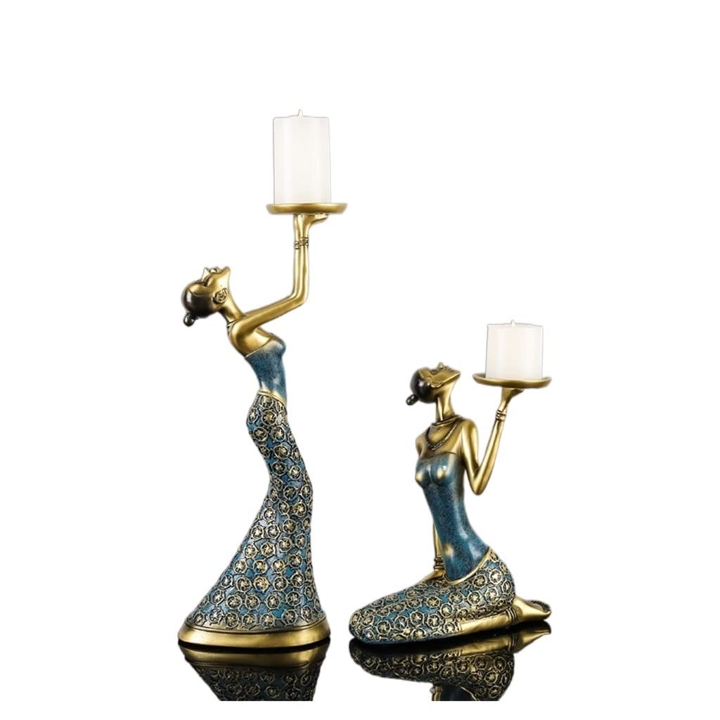 Eines A Candlestick Holders Nordic Candlestick Decoration Tabletop Candle Retro Decoration Candlestick Suitable For Living Room Kitchen Dining Room Candlesticks Holders For Home Decor(A)