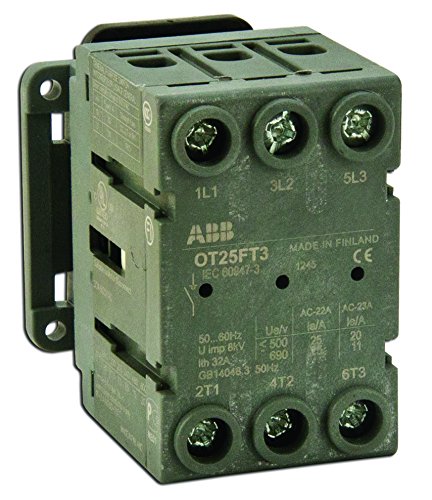 ABB OT25FT3 Non-Fused Disconnect, 25 Amp, 3-Pole