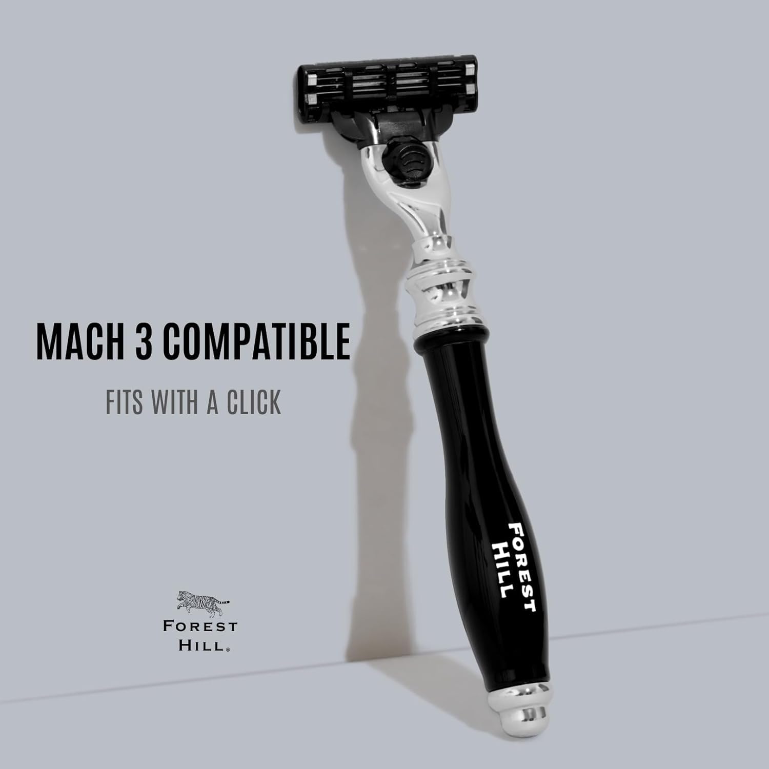 Forest Hill Mach 3 Luxury Chrome Finish Stainless Steel