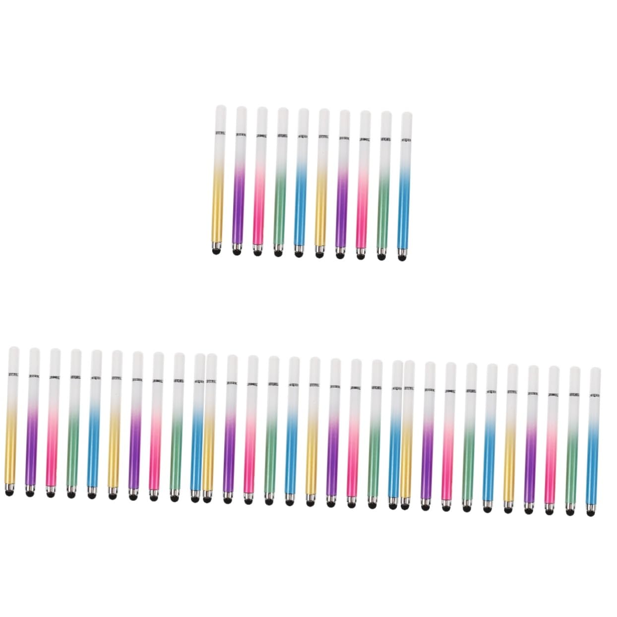 jojofuny 40pezzi Stylus Capacitiva Per Tablet e Smartphone Pennini Per e Scrittura Colori Compatibile Schermi Touch