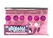 Fuchsia & Silver Magnetic School Locker Curtain/Office Locker Curtain- Must Have Locker Accessory/Decoration