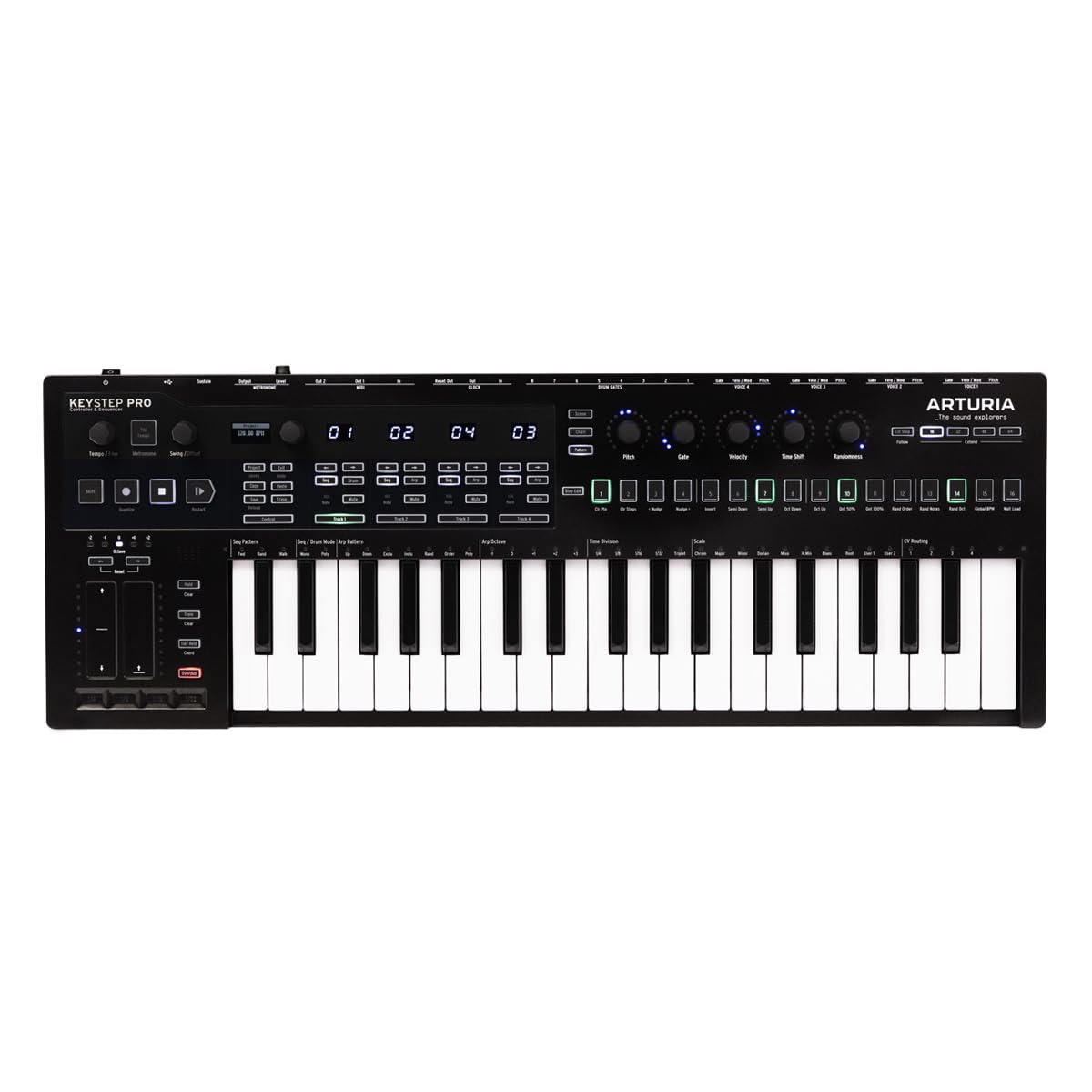 Amazon | ARTURIA MIDIキーボード コントローラー KeyStep Pro  