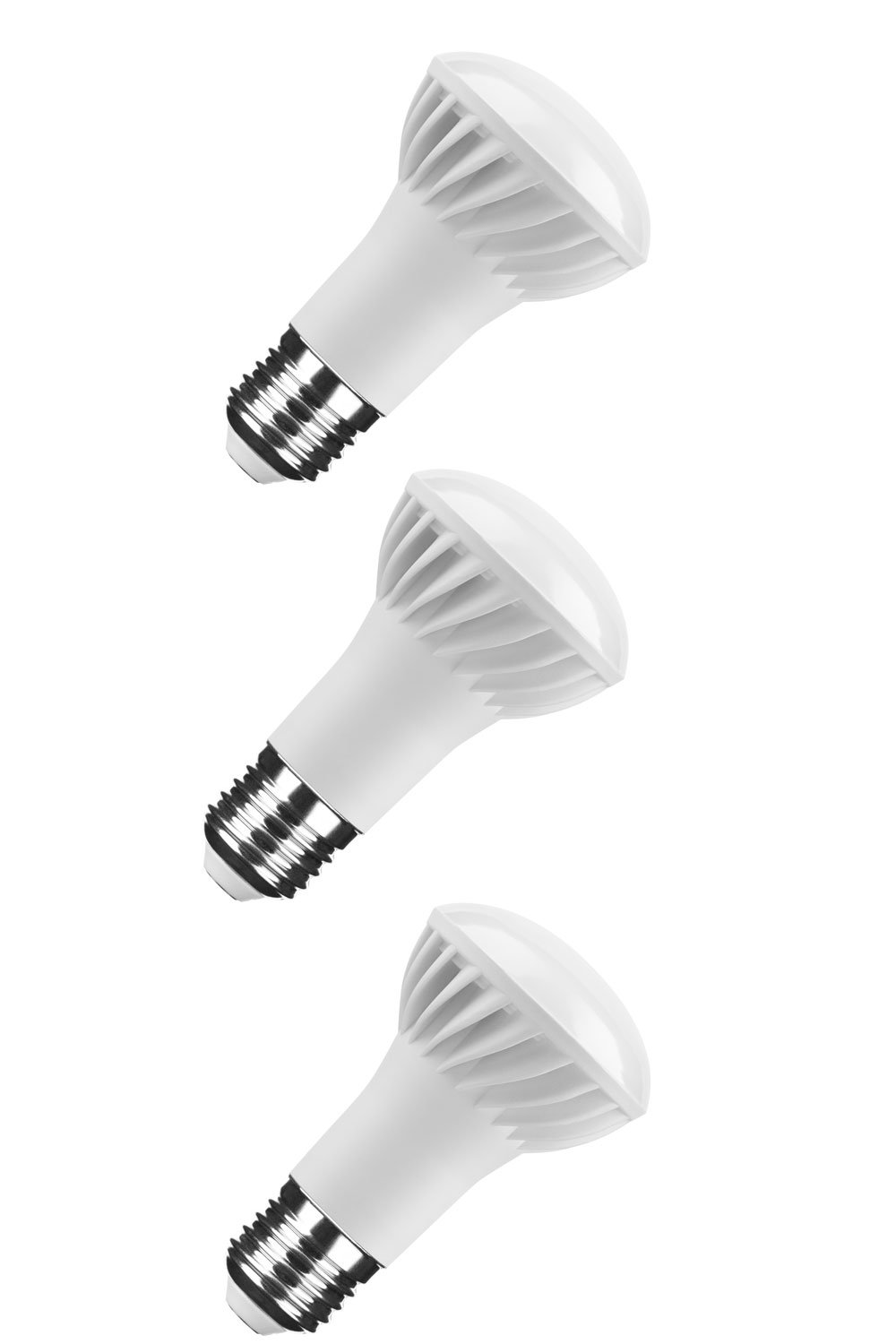 NuLoXx3-Pack LED R63 E27 Energy-Saving Bulb 7 W 840 4000 K neutral white 500 lm AC 220-240 V, 110 ° Beam Angle, 3-year Warranty.