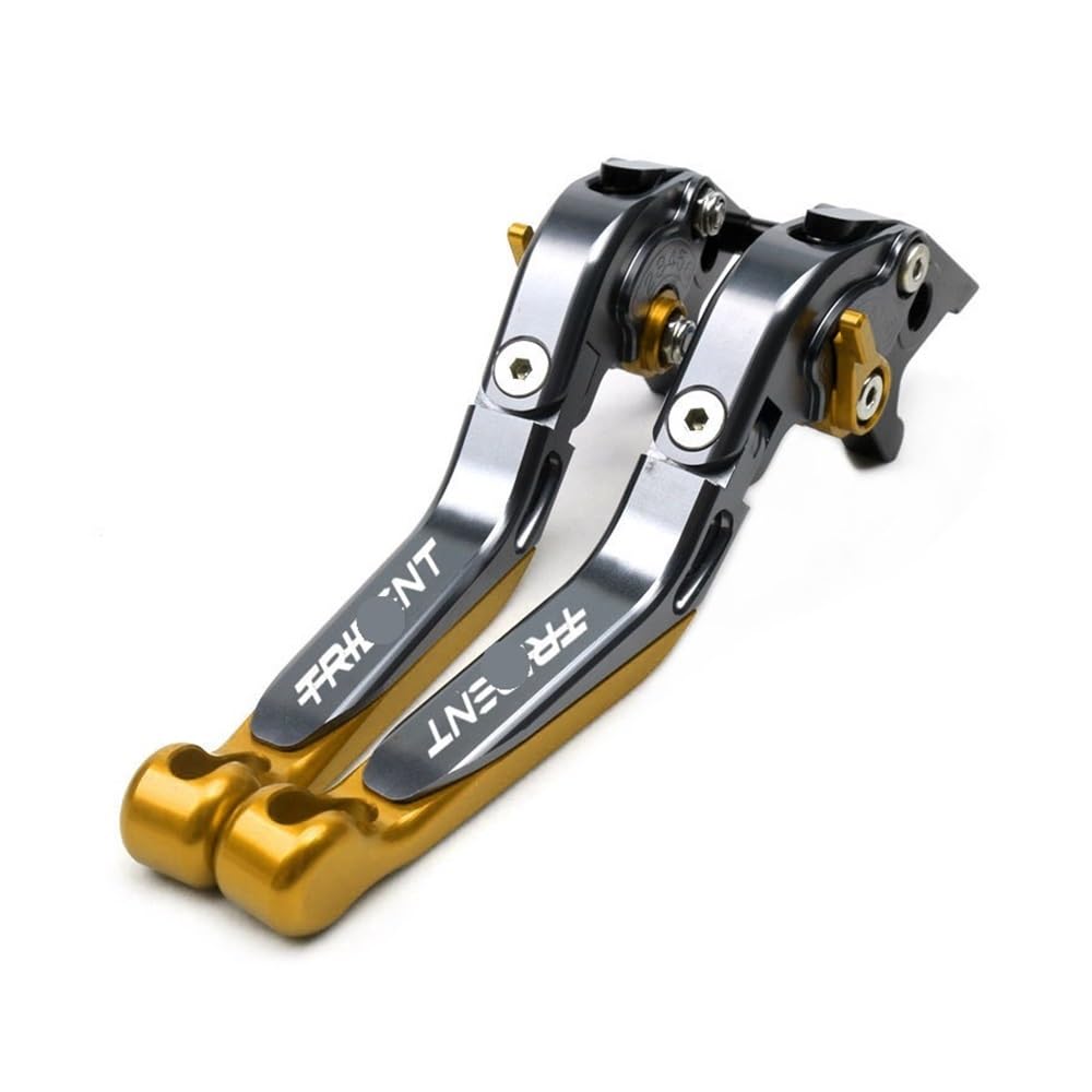 Djshuoy Color 3 Handlebar Brake Lever For Trident 660 2021 2022 Motorcycle Accessories Cnc Folding Extendable Adjustable Clutch Brake Levers(Color 3)