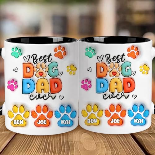 Taza Personalizada Dog Dad para Amantes de Mascotas miniatura 7