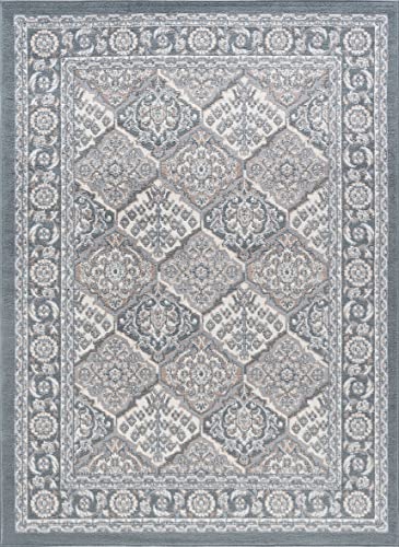 Universal Rugs Oxnard Area Rug, 4' X 5', Gray #TOP2