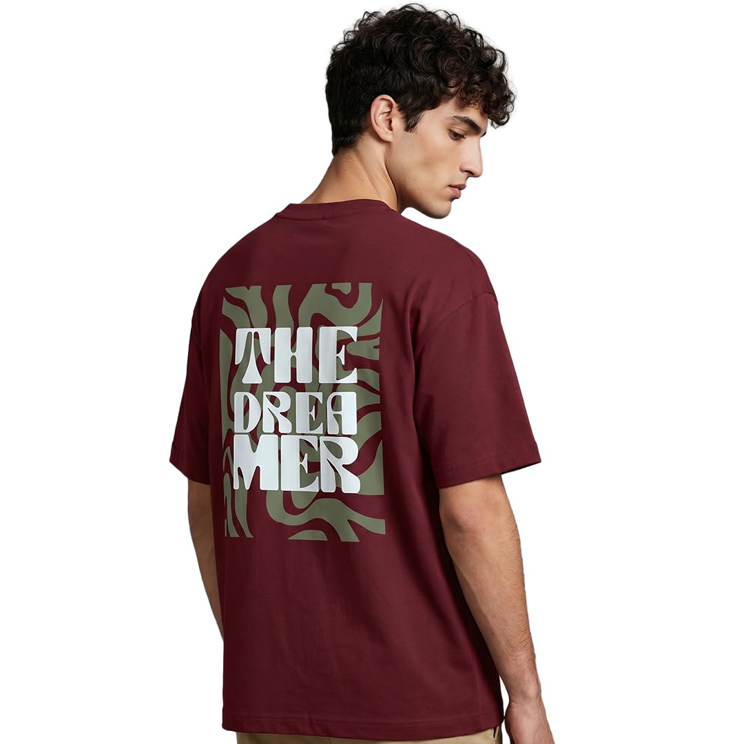 Men's Cotton Graphic Print Oversized Fit T-Shirt-image-48