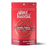 WholeHearted Grain-Free Tender Tidbits Beef Recipe Dog Training Treats 16 oz.