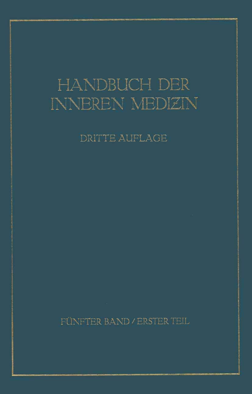 Krankheiten des Nervensystems: 5 (Handbuch der inneren Medizin, 5)