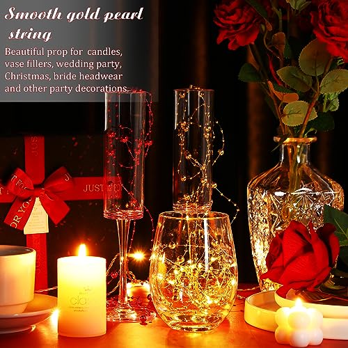 Cordes de perles pour bougies flottantes Hicarer de table - 6