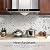 STICKGOO 10-Sheet Herringbone Tile Peel and Stick Backsplash, Calacatta Marble Mixed Light Gold PVC Stick on Backsplash, Self Adhesive Wall Tile for Kitchen and Bathroom