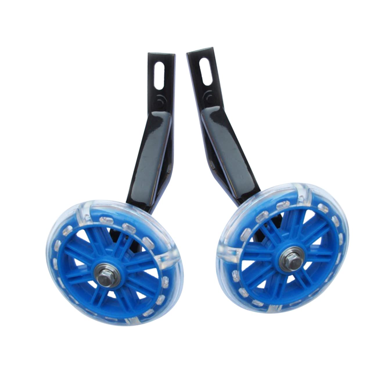 Milisten 20 Inch Kids Bike Training Wheels Universal Stabilizer Wheels for Kids Cycling Safety Metal Bracket Arm Easy Assembly