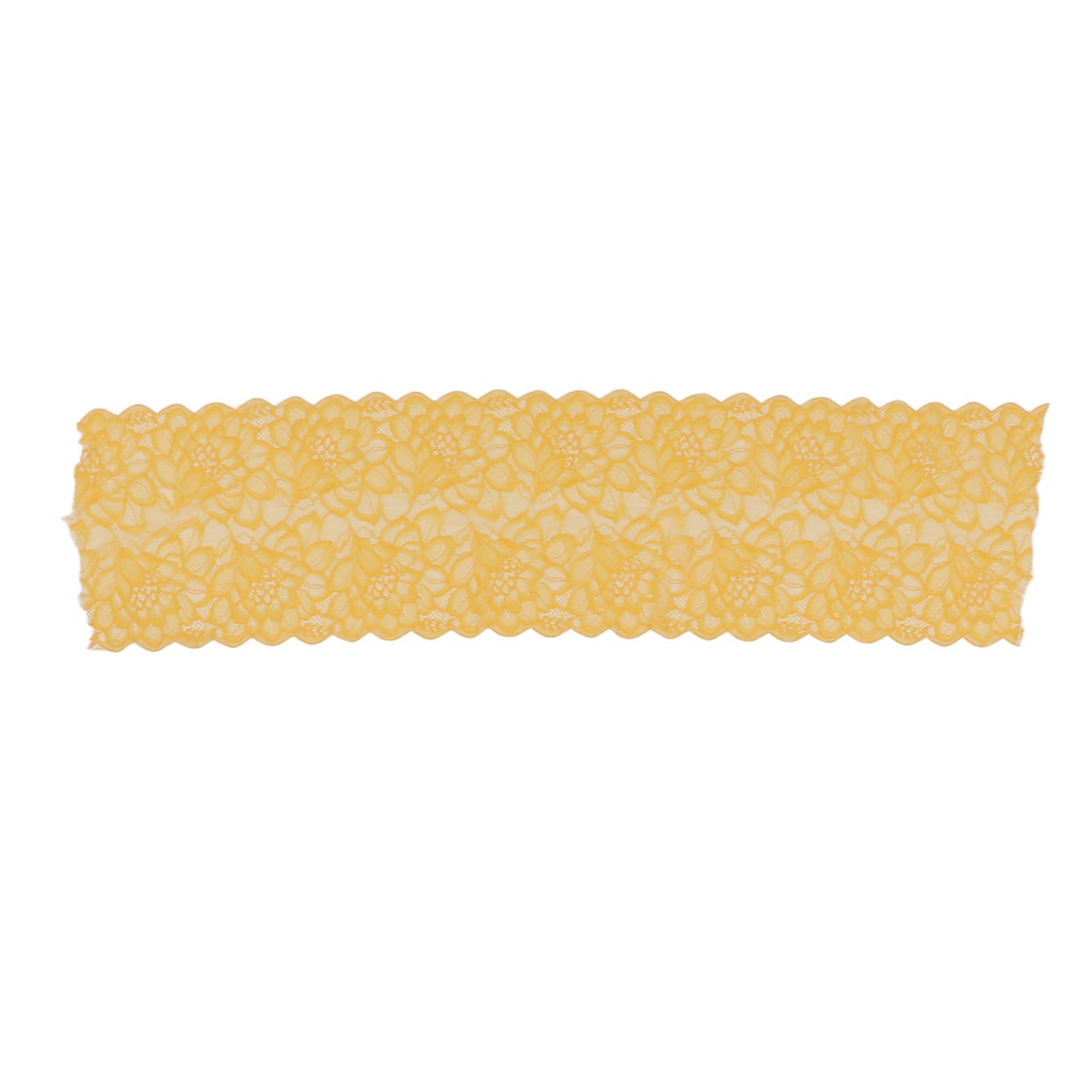 Tissu en dentelle souple de qualité supérieure or pour finitions de mode