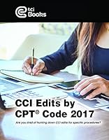 CCI Edits by CPT® Code 2017 1635272602 Book Cover