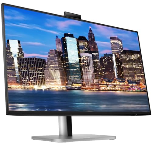 Image of HP Series 7 Pro 27-inch 727pm & 727pk 4K UHD 2160P Conferencing Monitor, 2-Pack - Webcam, Mic, Speaker, Daisy Chain, DisplayPort, USB Hub Bundled with Desk Mount Dual Stand & USB-C Multiport G5 Dock