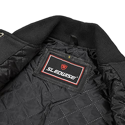 Image of Varsity Jacket Baseball Letterman Jacket- Wool and Leather Premium Quality Unisex Basketball Jacket