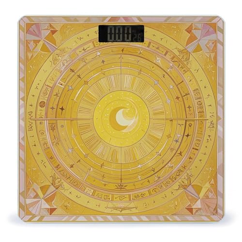 Báscula Digital de Baño con Diseño Tapestry Sol y Luna miniatura 1