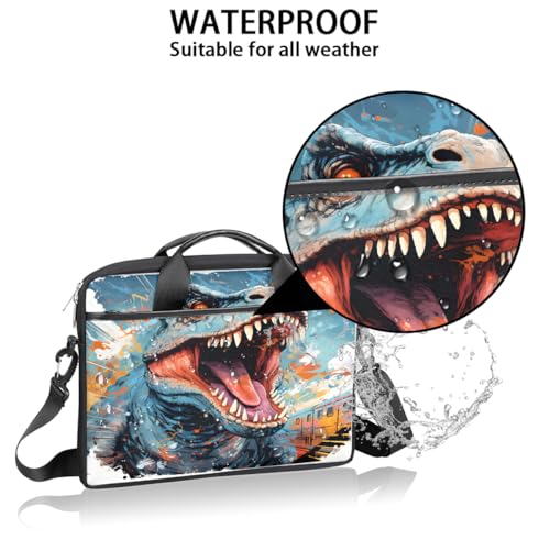 Bolso Retro para Laptop 15 Pulgadas con Correa de Hombro miniatura 3