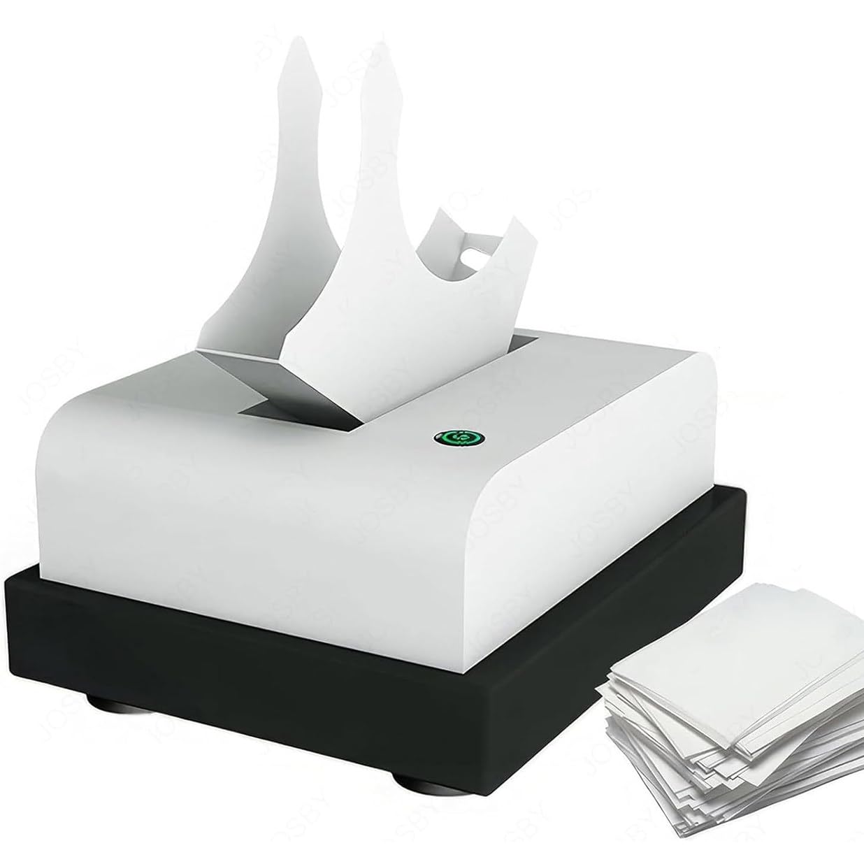 SBCGFY 20W Automatic Paper Sorting Machine, 2800R/Min Desktop Paper Jogger, 50Mm Paper Box Width, A4/A5/A6 Remove Paper Scraps Binding Machine