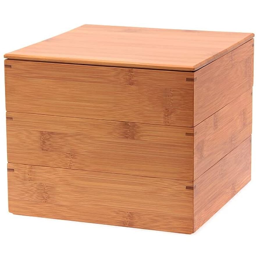 三ッ組　御重箱 三段重箱 鶴亀 6寸 木製 漆塗りお重箱 漆器の井助