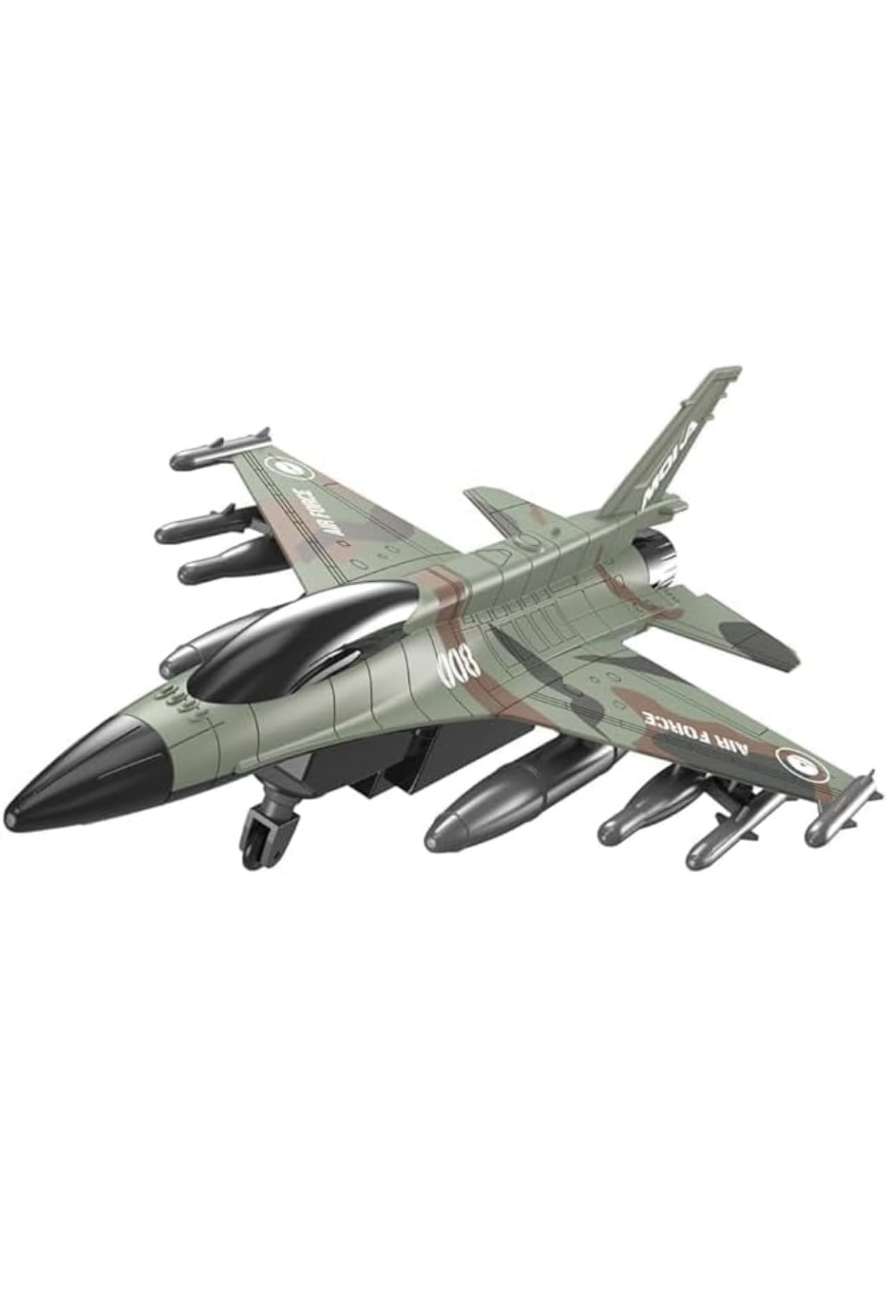 richtots Premium Storm Warplane Remote Control Fighter Plane RC Jet Mig Military Aircraft 2.5GHz 4Channel Remote Aeroplane Toy.Runs On Ground Do Not Fly Random Color - Image 3 thumbnail