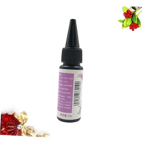 Miniatura 3 de Kit de resina de curado UV de 0.88 oz, pegamento adhesivo de tipo duro para hacer joyas, decoración artesanal, pigmento líquido que no se destiñe,