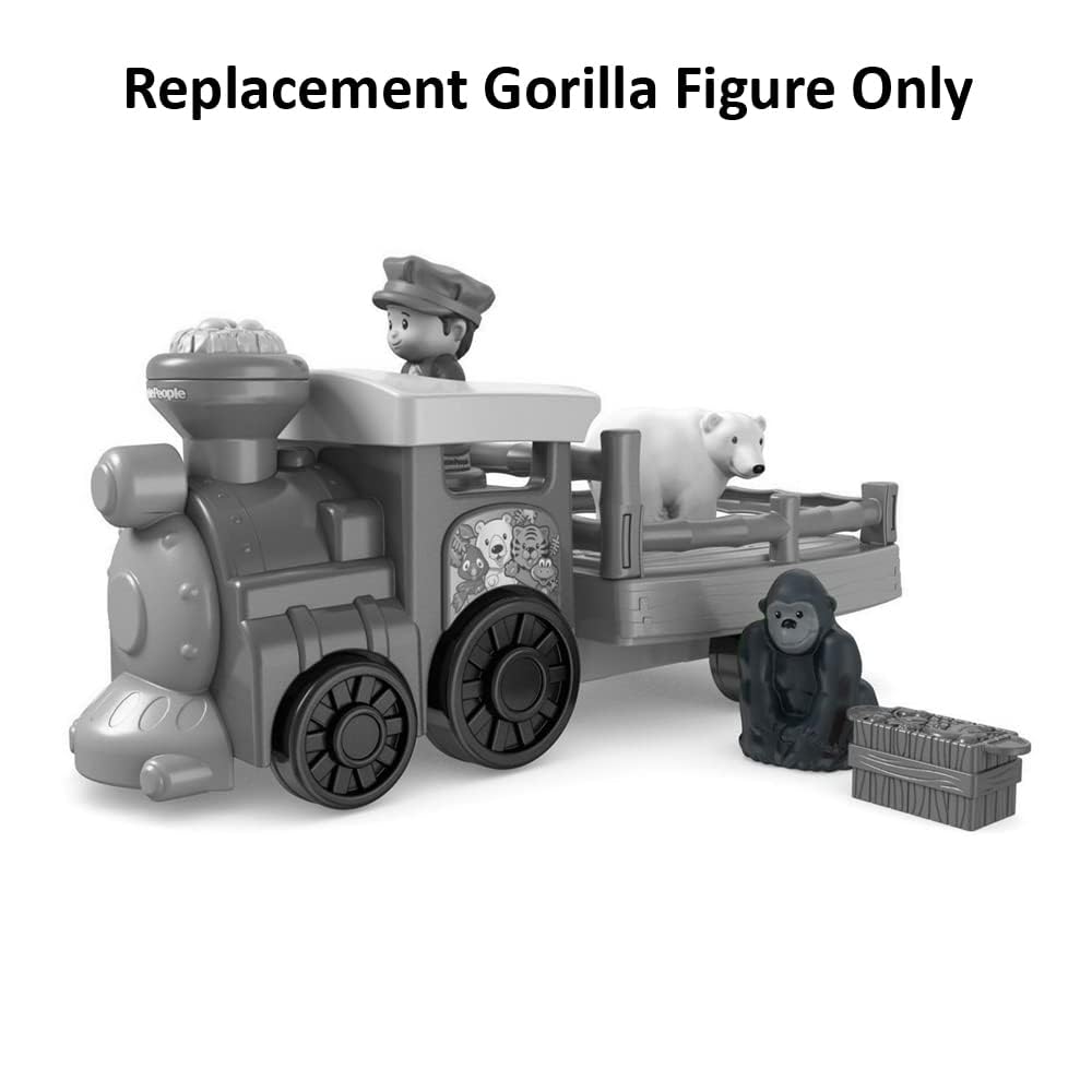 Fisher-Price Ersatzteil Little People Choo-Choo Zoo Zug Spielset CMP36 - Ersatz Gorilla Figur